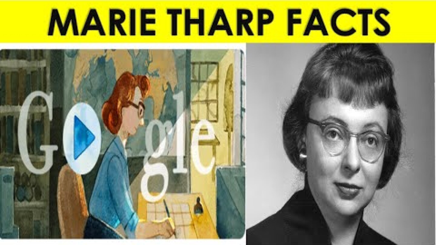 Marie Tharp Google Doodle | Who was Marie Tharp | Geologist & Oceanographic Cartographer Marie Tharp
