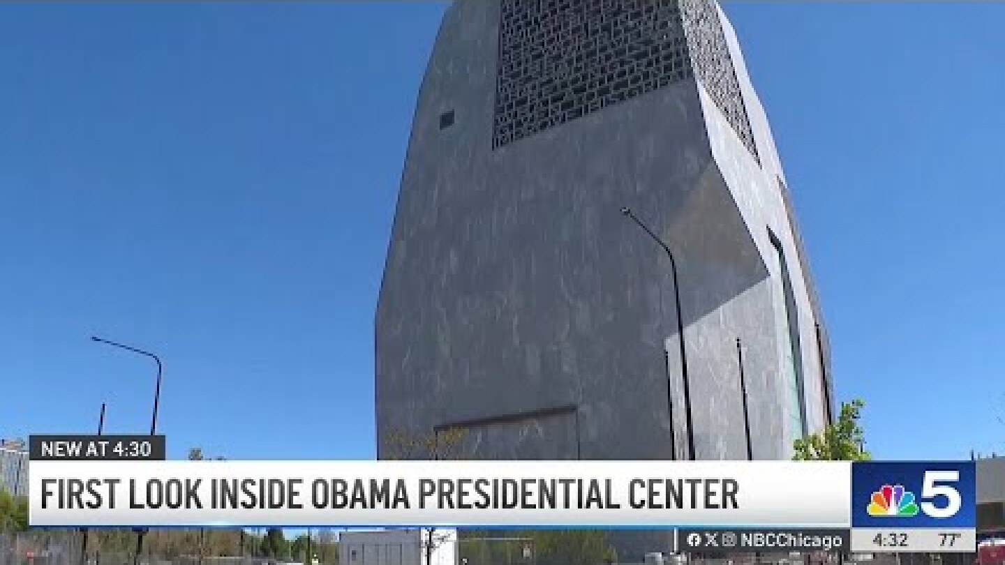 Obama Presidential Center offers first glimpse inside