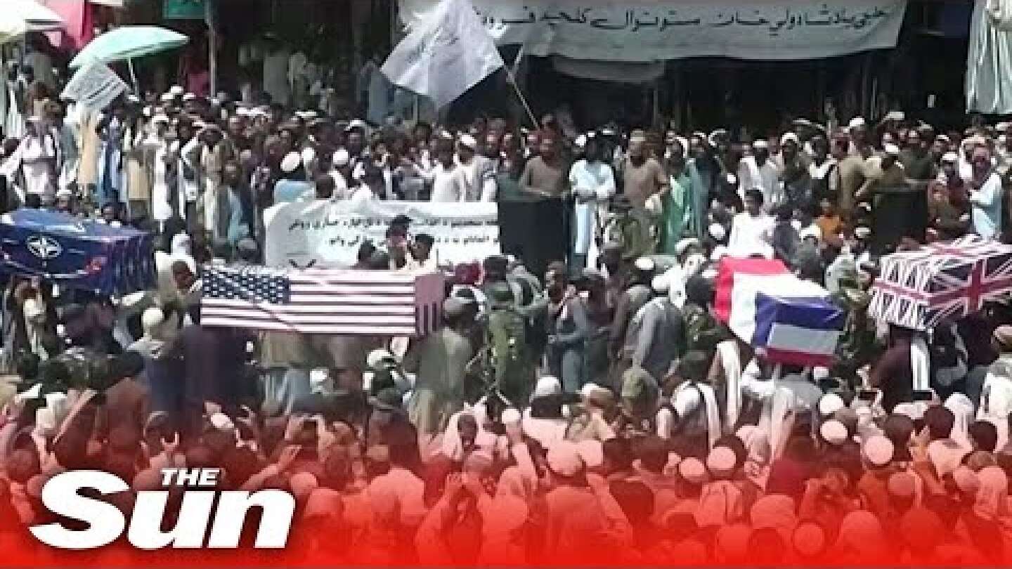 Taliban hold fake funerals for British, American & NATO forces to mock West