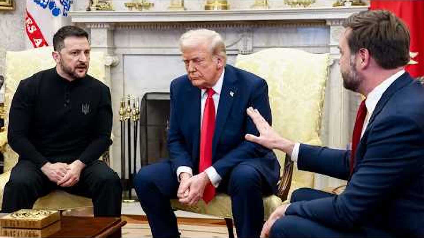 Trump-Zelenskyy meeting: Vance asks, 'Have you said thank you once?' [RAW]