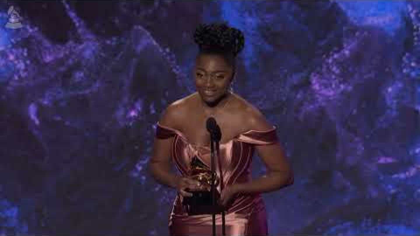 SAMARA JOY Wins Best Jazz Vocal Album For ‘LINGER AWHILE’ | 2022 GRAMMYs Acceptance Speech
