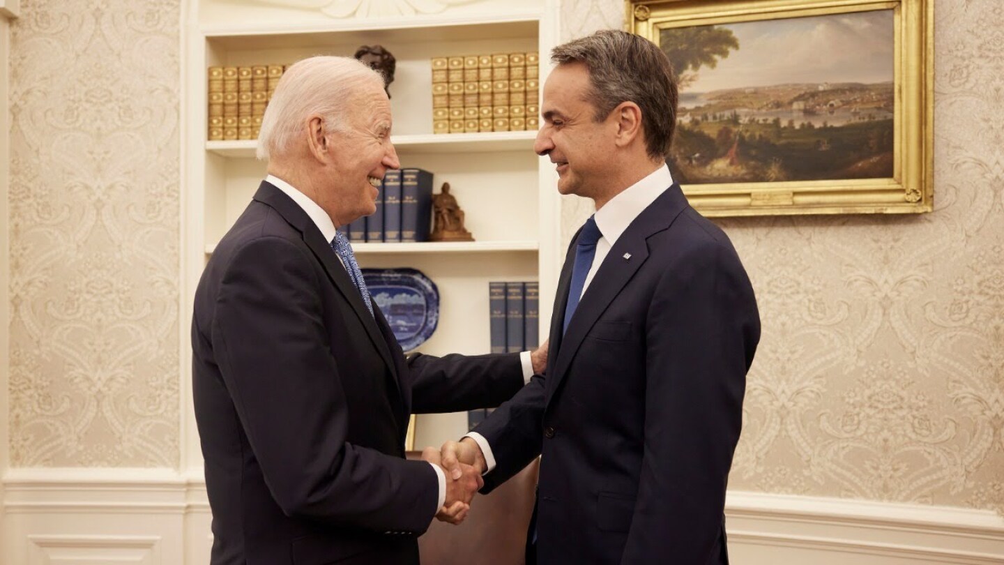 Δηλώσεις του Πρωθυπουργού Κυριάκου Μητσοτάκη με τον Πρόεδρο των Ηνωμένων Πολιτειών Joe Biden