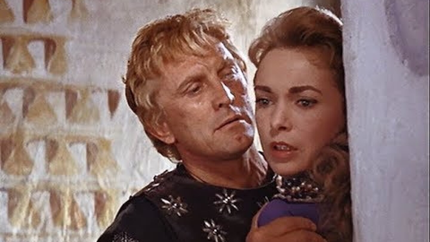 The Vikings (1958) - Janet Leigh rejects Kirk Douglas; Kirk fights Tony Curtis