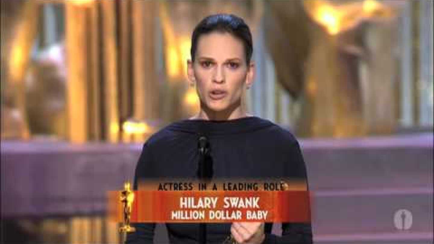 Hilary Swank Wins Best Actress: 2005 Oscars
