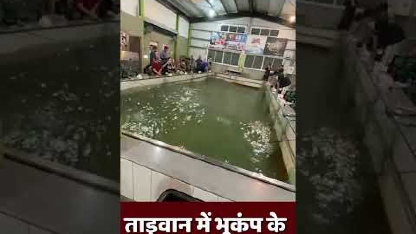 ताइवान में 6.4 की तीव्रता वाले भूकंप से मची अफरातफरी | Taiwan Earthquake | China | #Shorts