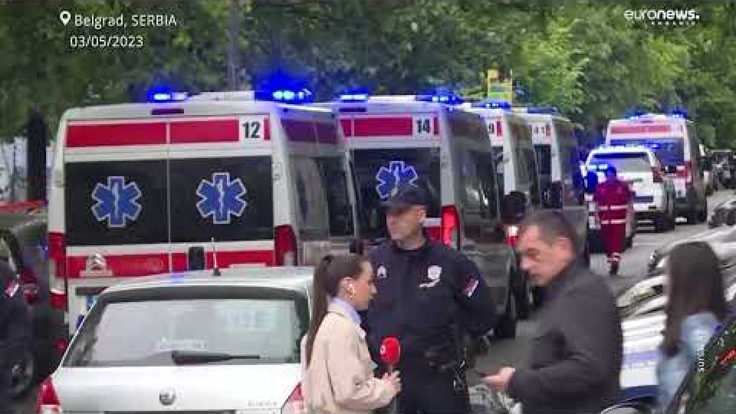 Atac armat într-o școală din Belgrad. Un elev a deschis focul cu pistolul tatălui său