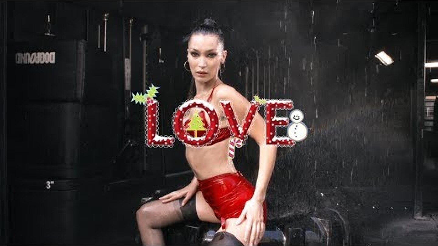 18th December | Bella Hadid by Phil Poynter | Love Advent 2017