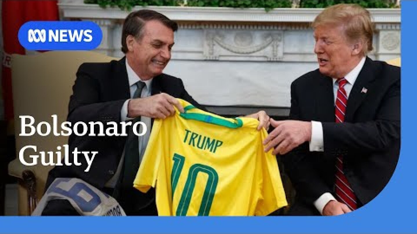 Ex-Brazilian president Bolsonaro sentenced to 27 years in prison | ABC NEWS