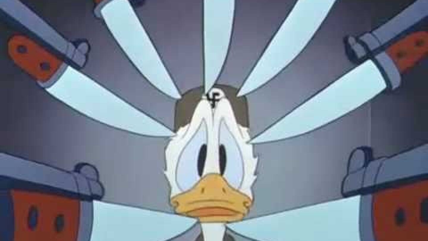Donald Duck - Der Fuehrer's face | eng sub