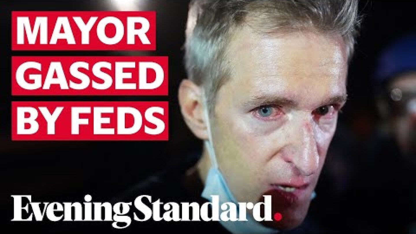 Portland protests: Dramatic moment mayor tear gassed by federal officers