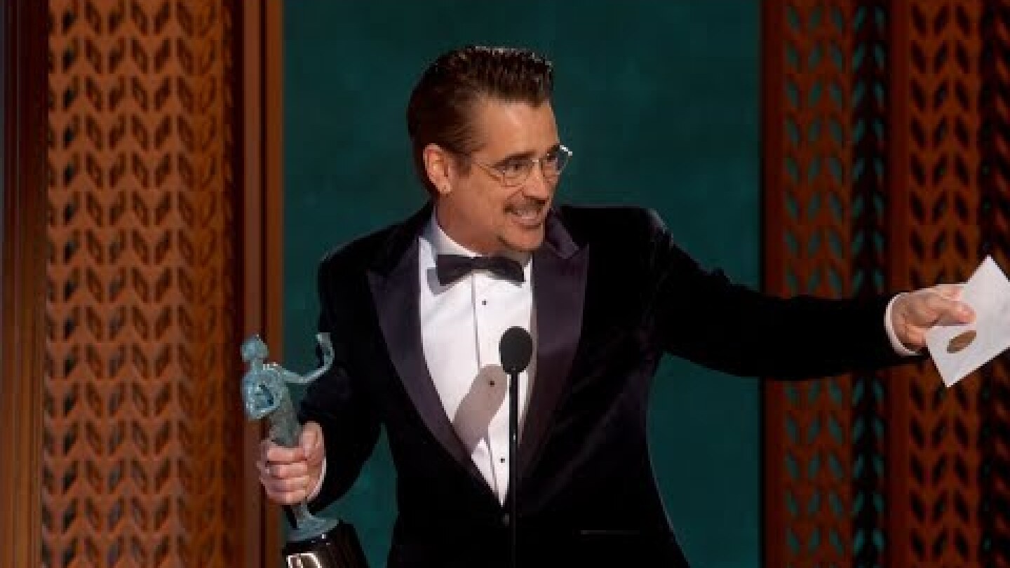 Colin Farrell: Award Acceptance Speech | The 31st Annual SAG Awards