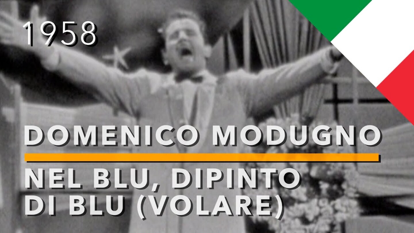Nel blu dipinto di blu (Volare) - Domenico Modugno (Eurovision Song Contest 1958)