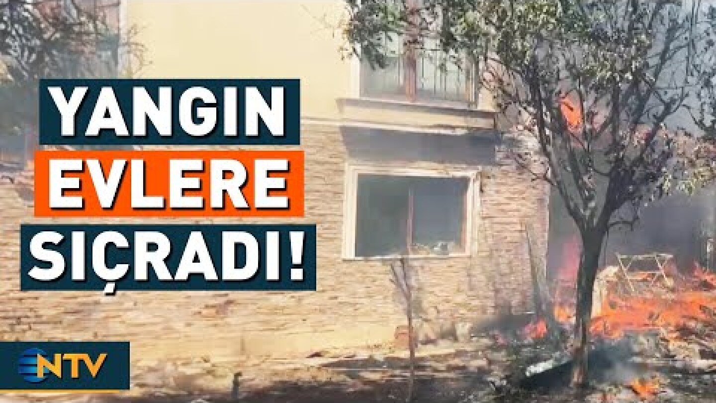 Son Dakika: Çanakkale'de Çıkan Orman Yangınında Korku Dolu Anlar! | NTV