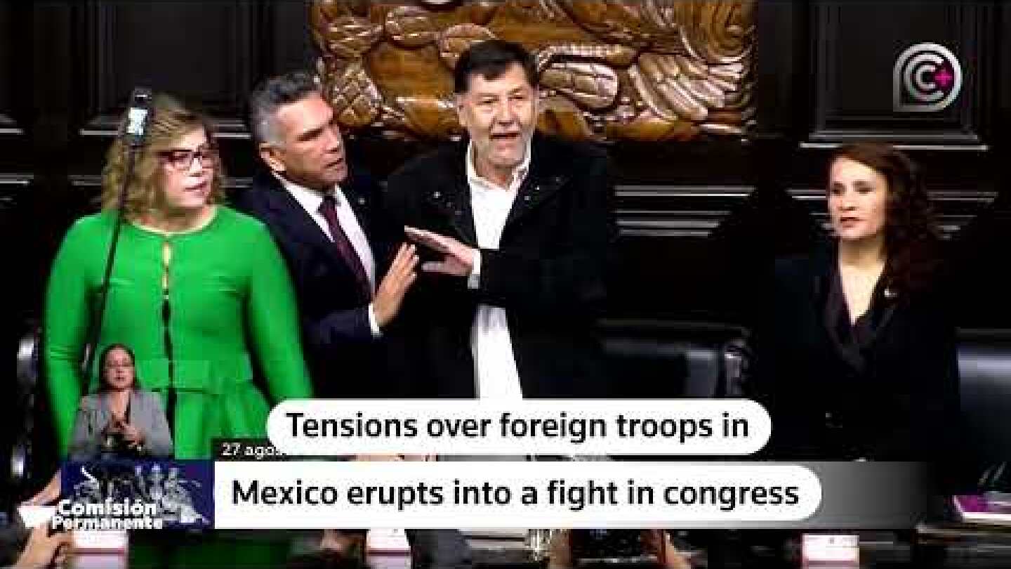 Fight breaks out between Mexican senate leaders as session ends | REUTERS