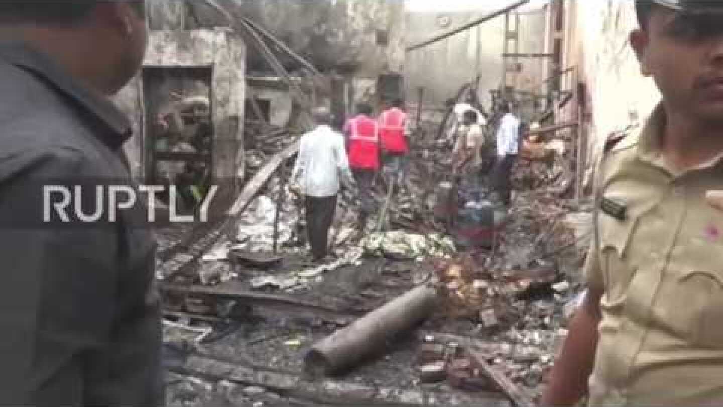 India: Shop blaze leaves 12 dead in Mumbai