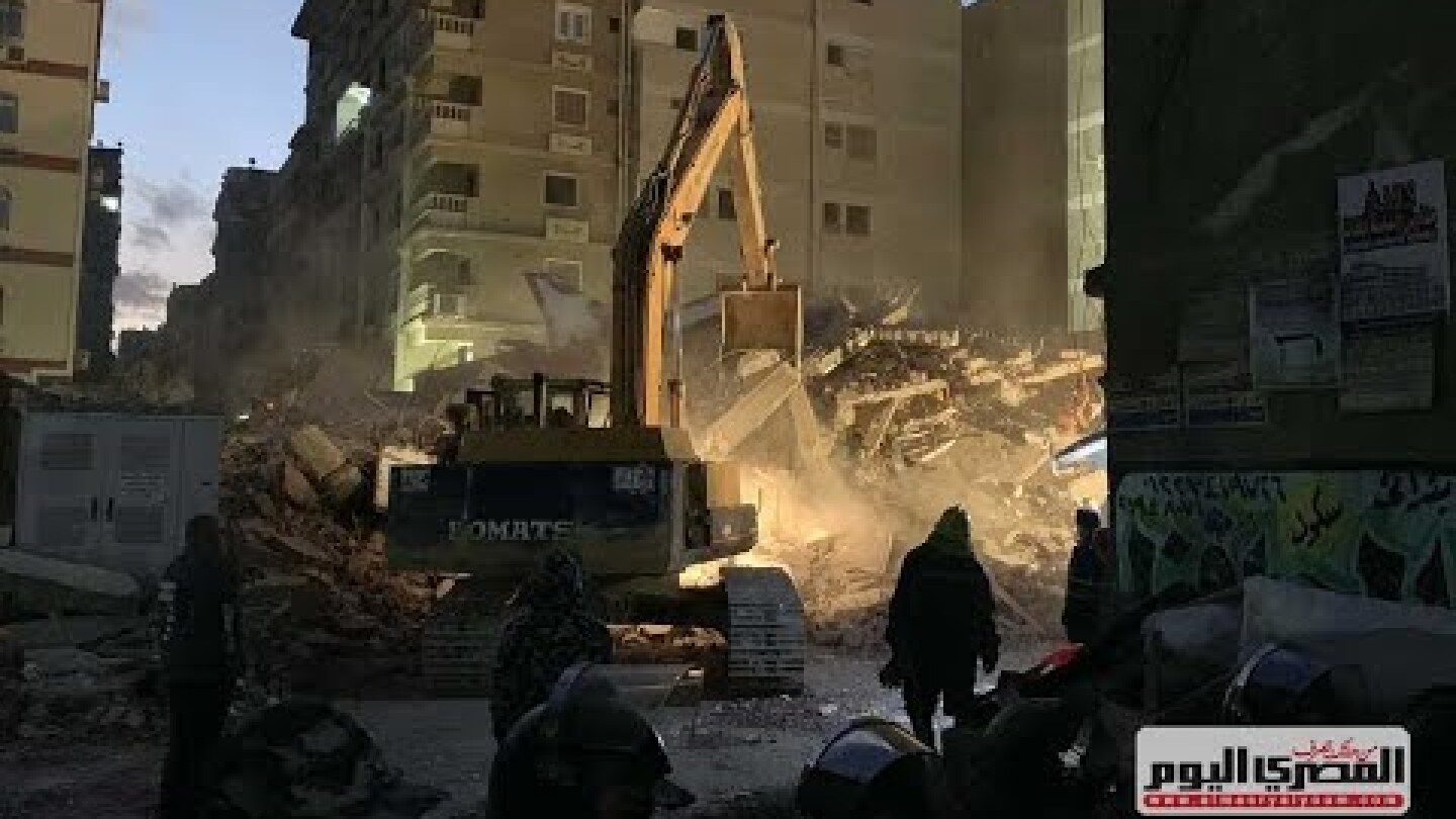 The collapse of the multi-storey building in Egypt