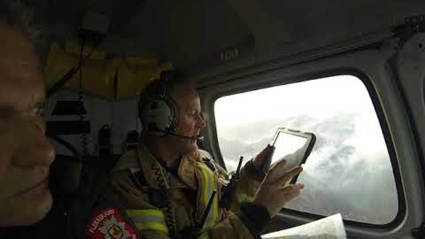 Storbrannen i Sokndal onsdag formiddag - 24. april 2019