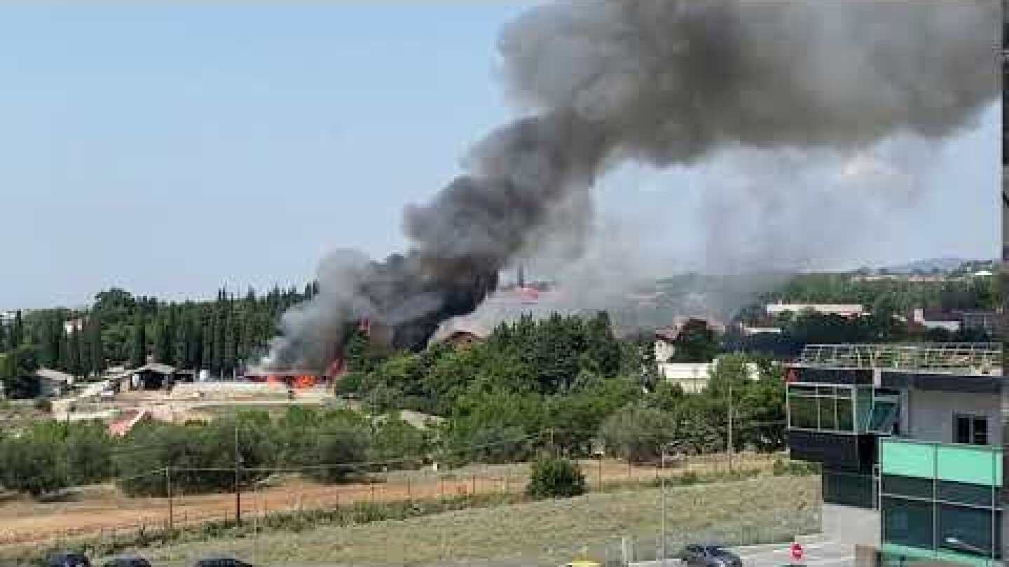 Fire in American Agricultural School in Thessaloniki (24/8/2020)