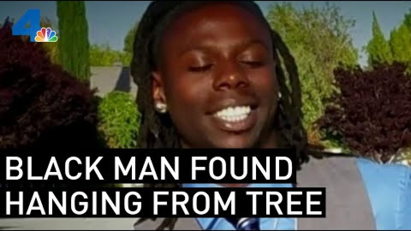 Hundred Gather After Black Man, Robert Fuller, Found Dead Hanging From Tree in Palmdale | NBCLA