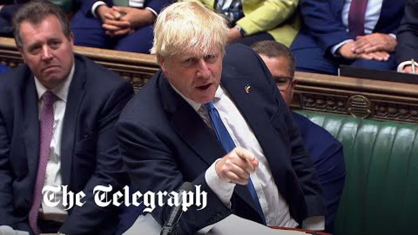 'Hasta la vista, baby': Boris Johnson's last speech in PMQs