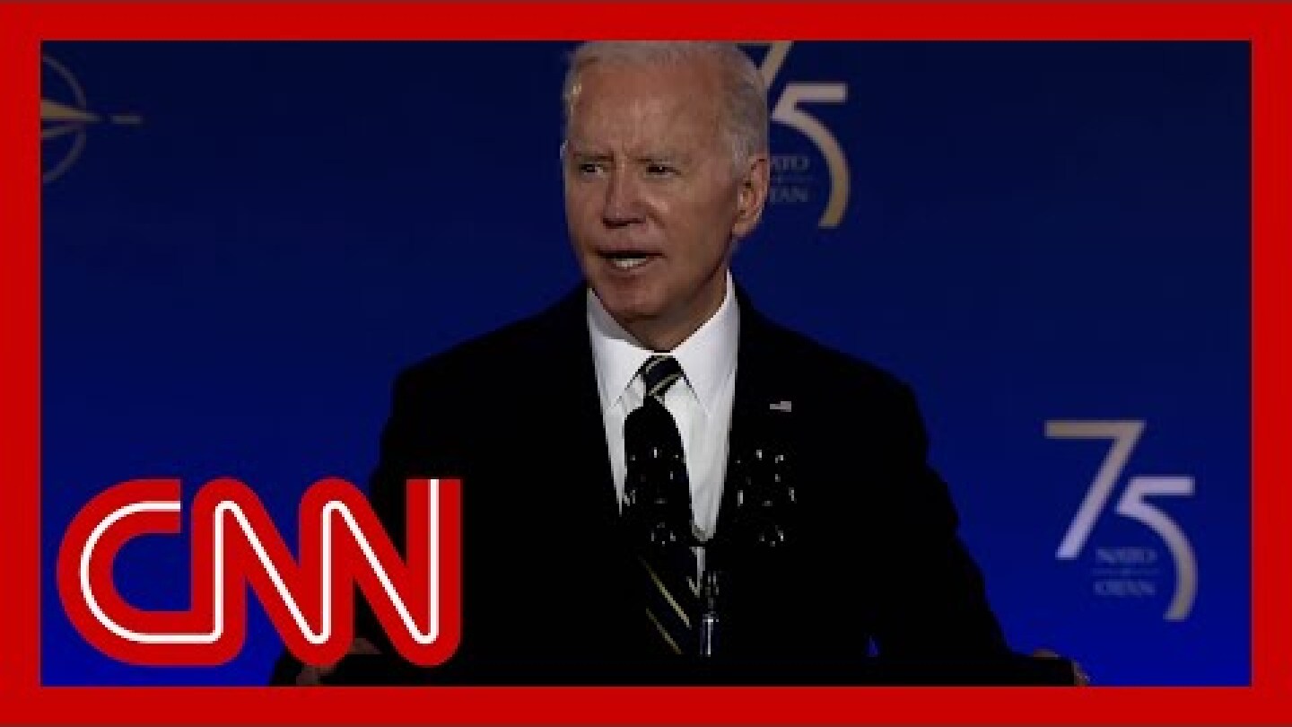 Biden gives closely watched speech at NATO summit