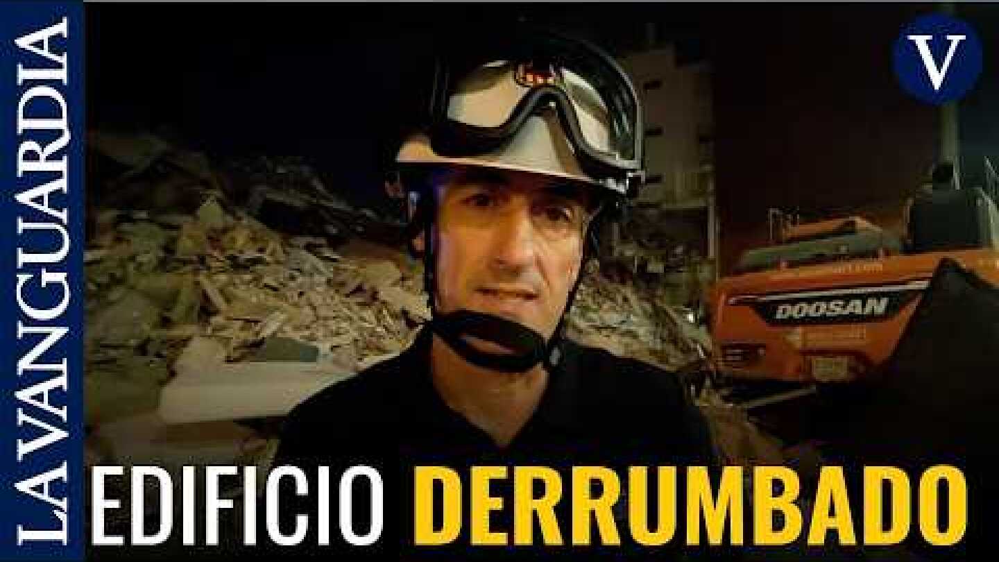 Evacuación in extremis evita una tragedia por el derrumbe de un edificio en Valencia
