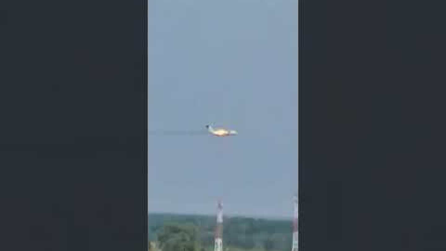 Video allegedly showing the crash of the Il-112v prototype in the #Moscow region