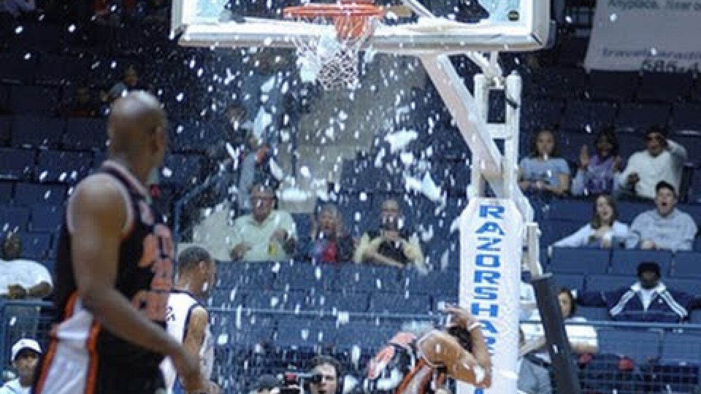 Shaq's Back Board Breaking Dunks