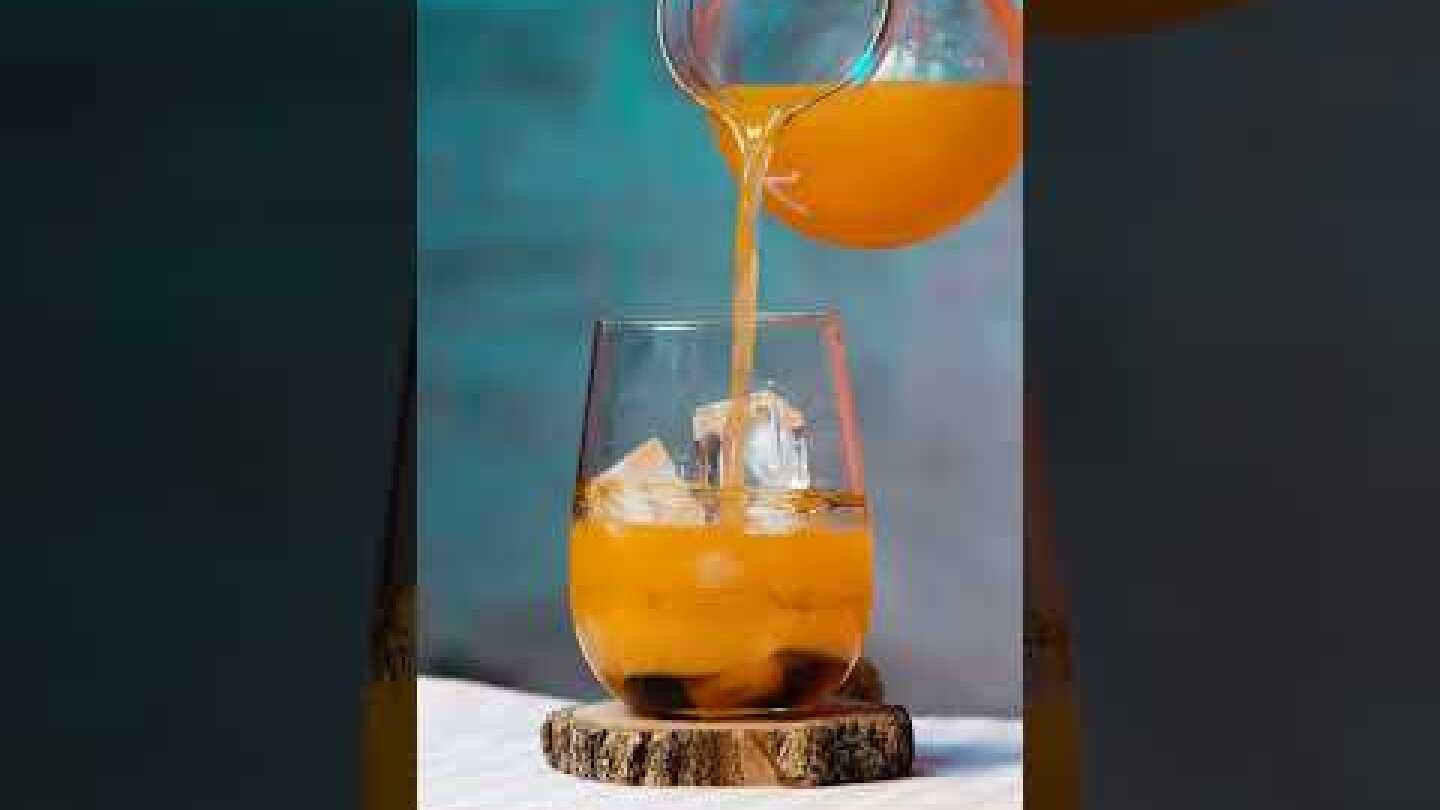 Orange Coffee Recipe 🍊☕️ #shorts