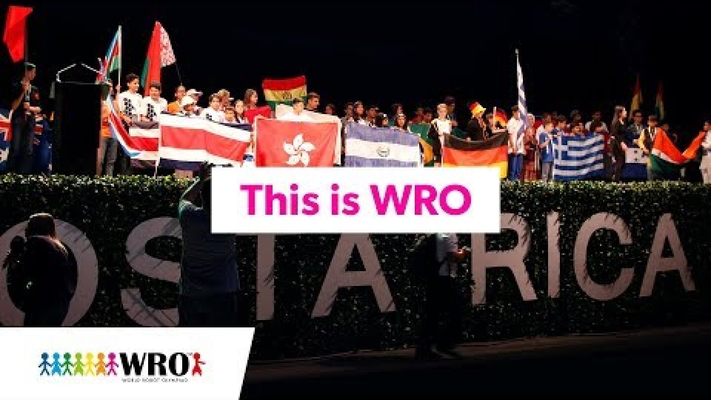 This is WRO - World Robot Olympiad