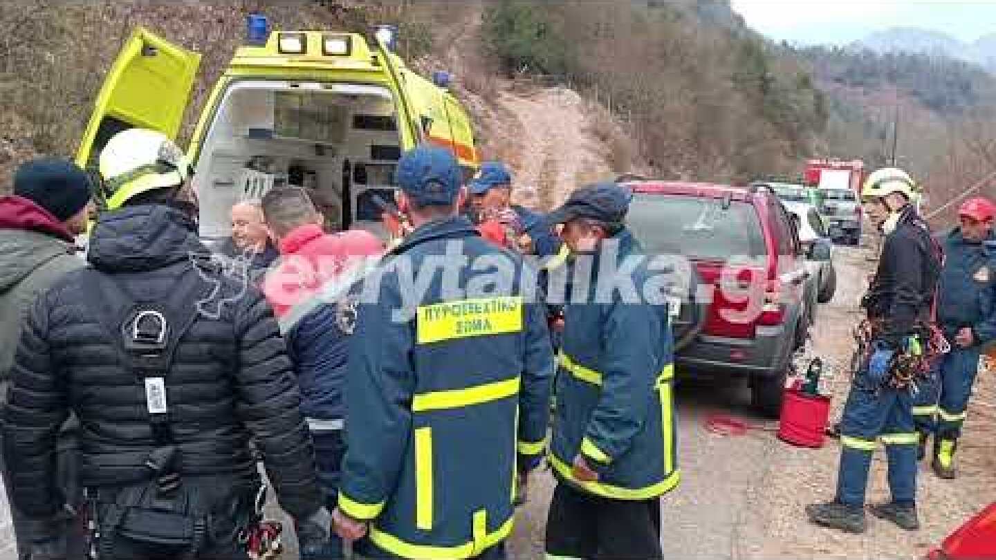 10.02.2024 | Τραγωδία στο Καρπενήσι. Νεκρός 47χρονος, έπεσε σε γκρεμό στο δρόμο Καρπενήσι - Προυσός