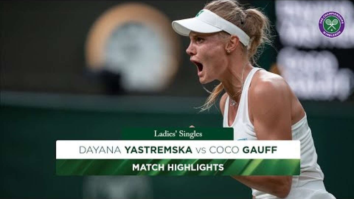 HUGE upset | Dayana Yastremska vs Coco Gauff | Highlights | Wimbledon 2025