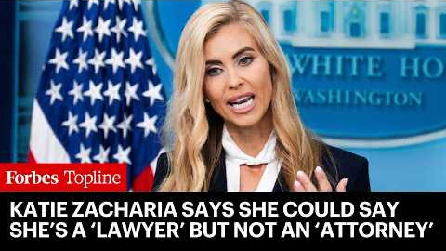 Katie Zacharia Says She Was Told She Could Say She’s A ‘Lawyer’ But Not An ‘Attorney’