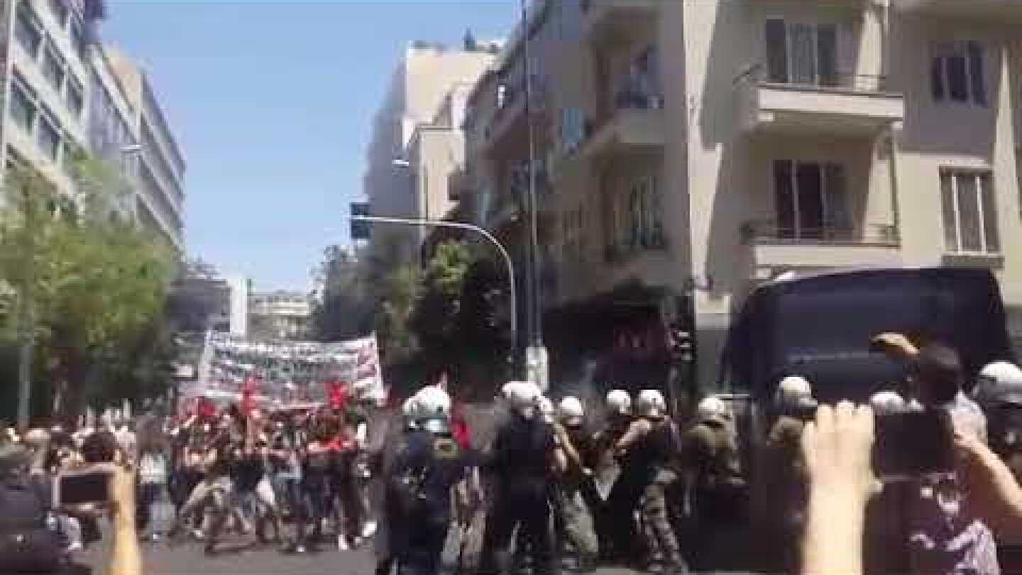 Athens Voice - Επεισόδια στη γενική απεργία 30/05/2018