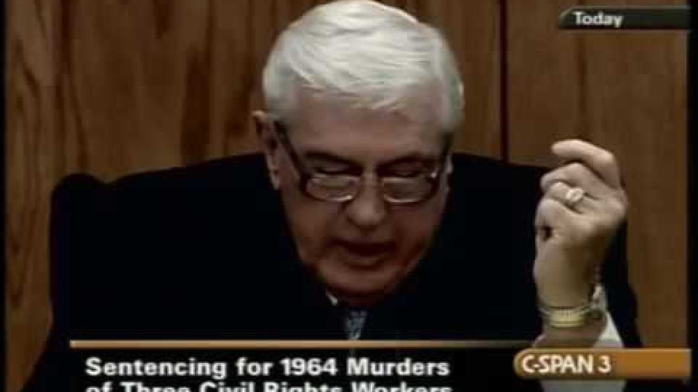 Mississippi Burning Trial: Civil Rights Workers Murders - Edgar Ray Killen Day 7 - Sentencing (2005