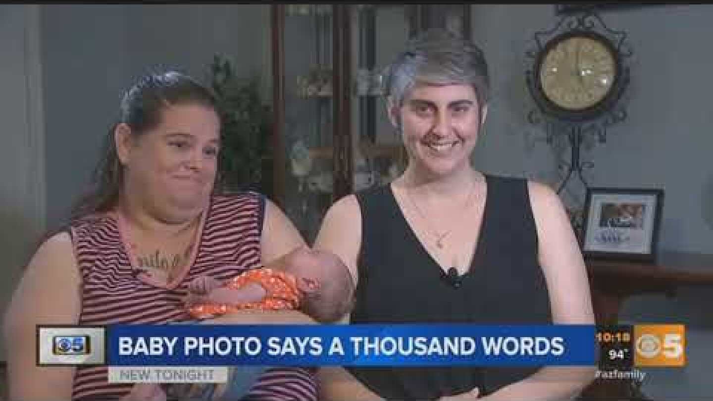 VIDEO: Baby photo says a thousand words