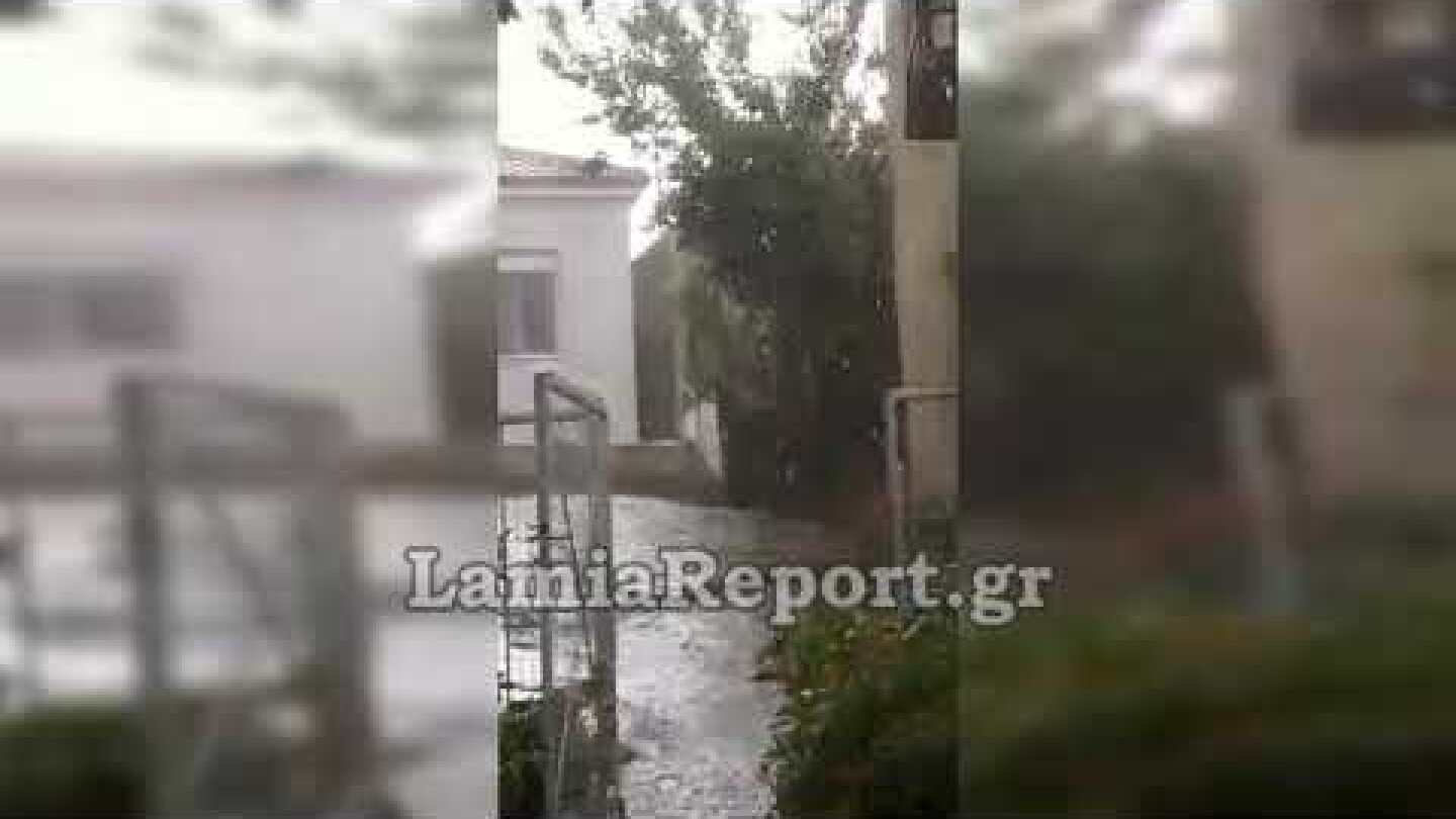 LamiaReport.gr: Δυνατό χαλάζι στην Παύλιανη