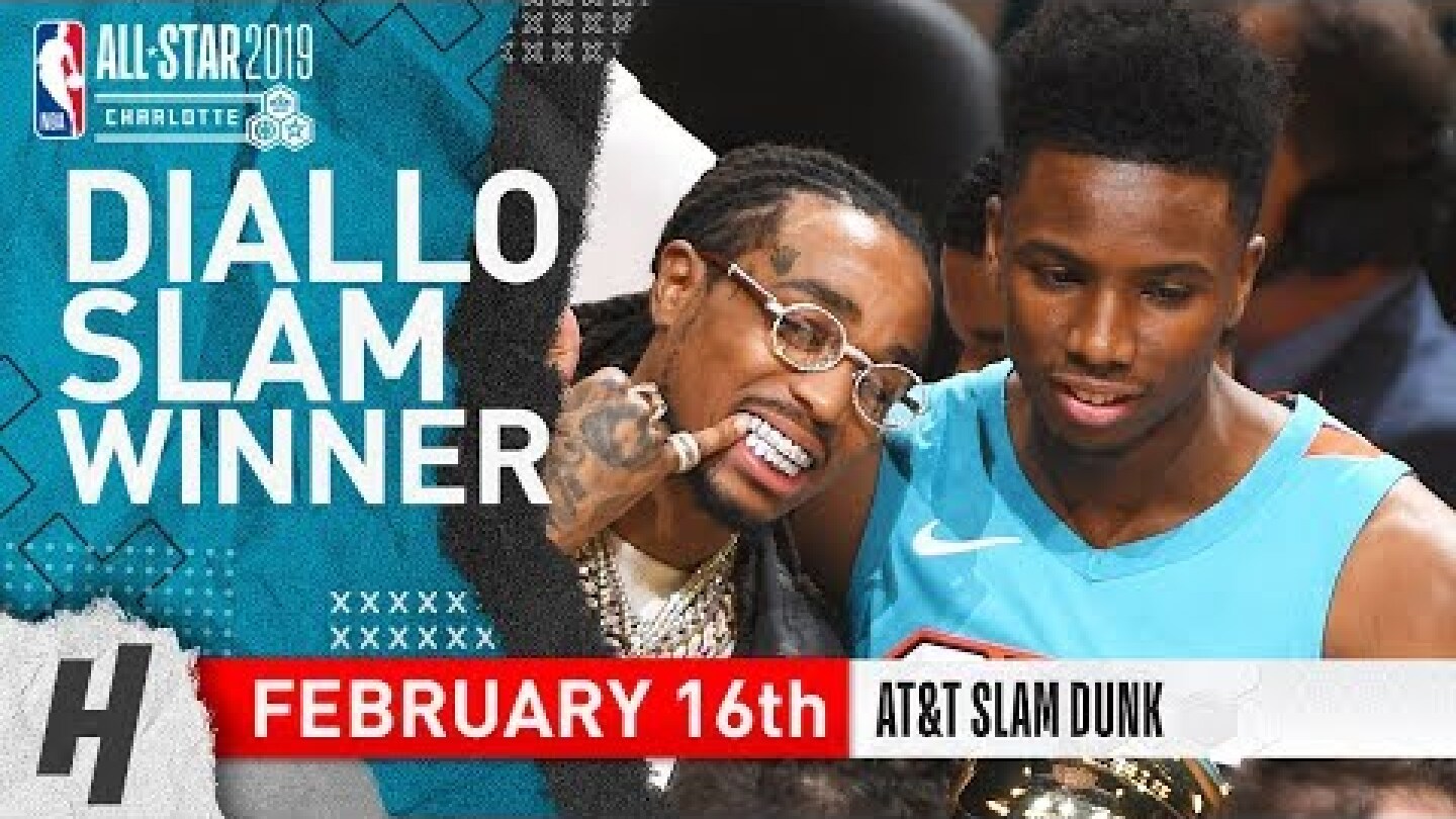 Hamidou Diallo Wins 2019 NBA All-Star Slam Dunk Contest - February 16, 2019 | Full Highlights
