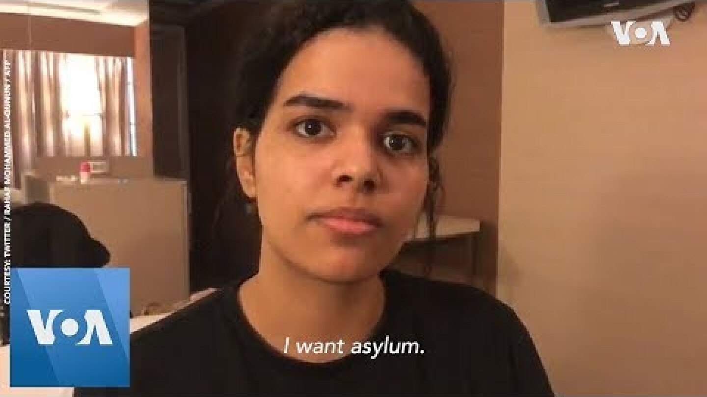 Rahaf Mohammed Alqunun: Saudi woman fleeing family allowed to stay in Thailand