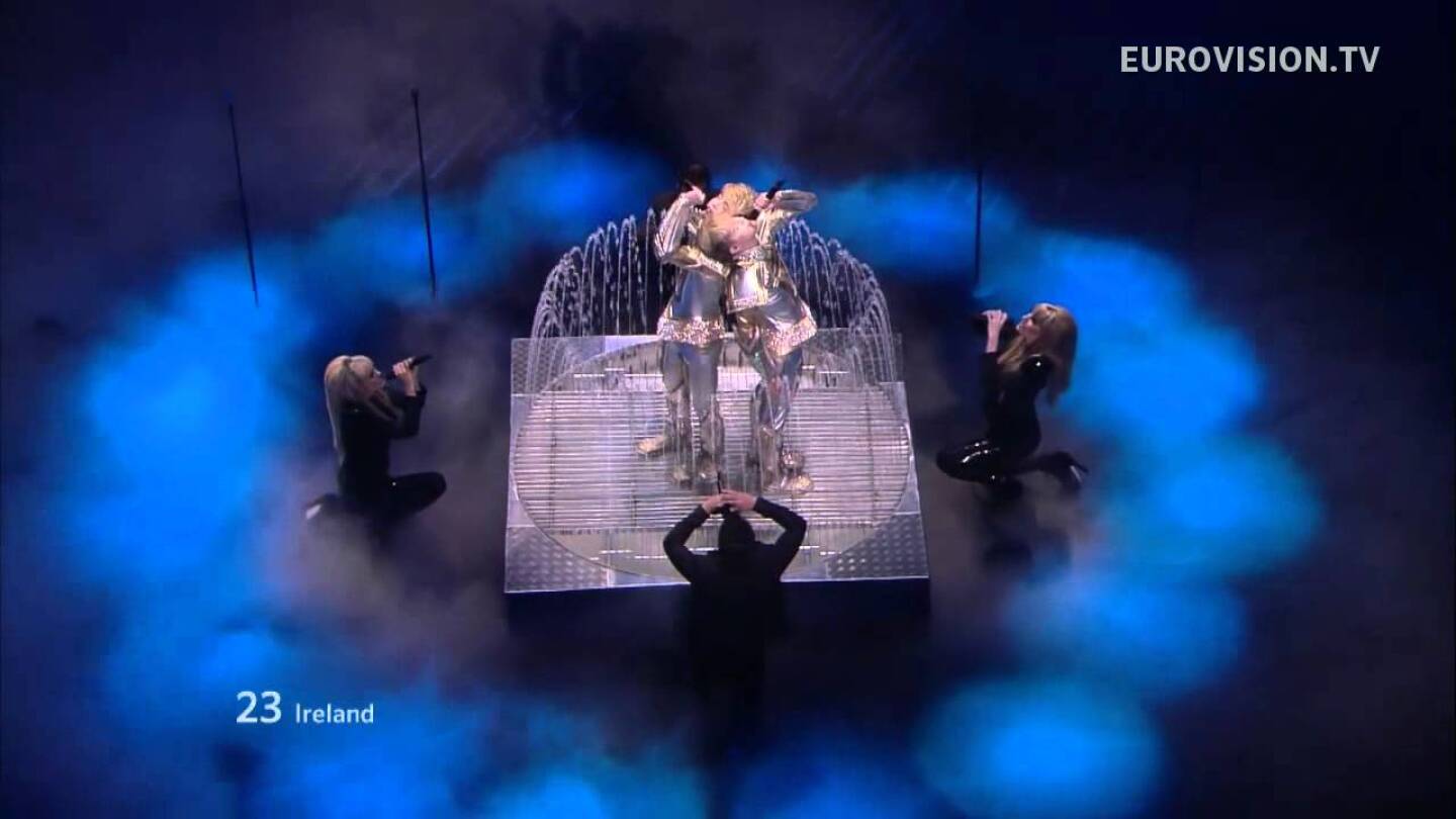 Jedward - Waterline - Live - Grand Final - 2012 Eurovision Song Contest