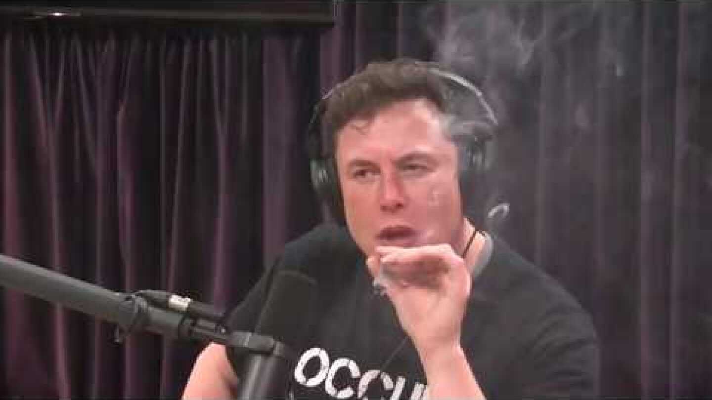 Elon Musk Hits a Blunt (Shares Personal Opinion on Weed w/ Joe Rogan)