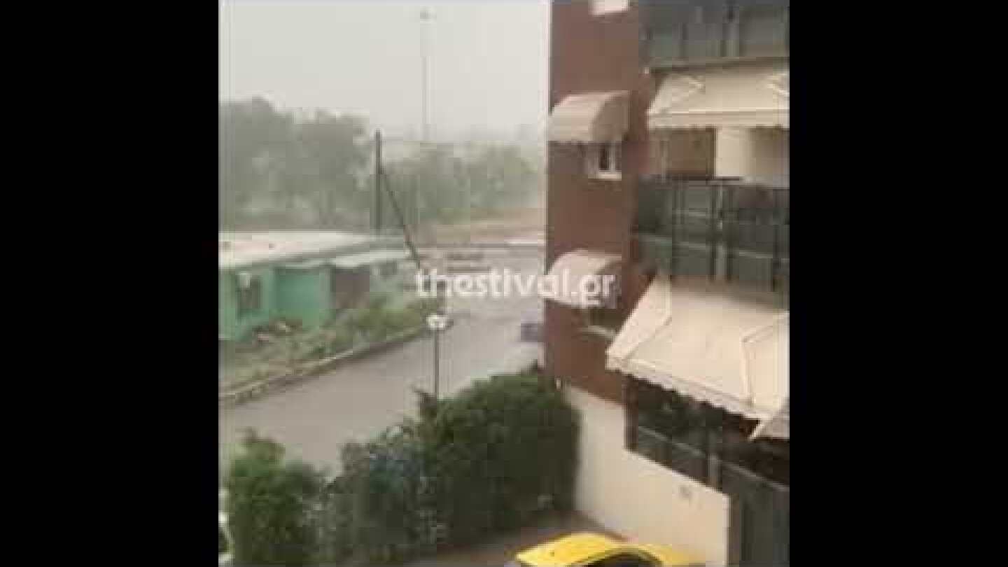 Thestival.gr Βροχόπτωση στη δυτική Θεσσαλονίκη