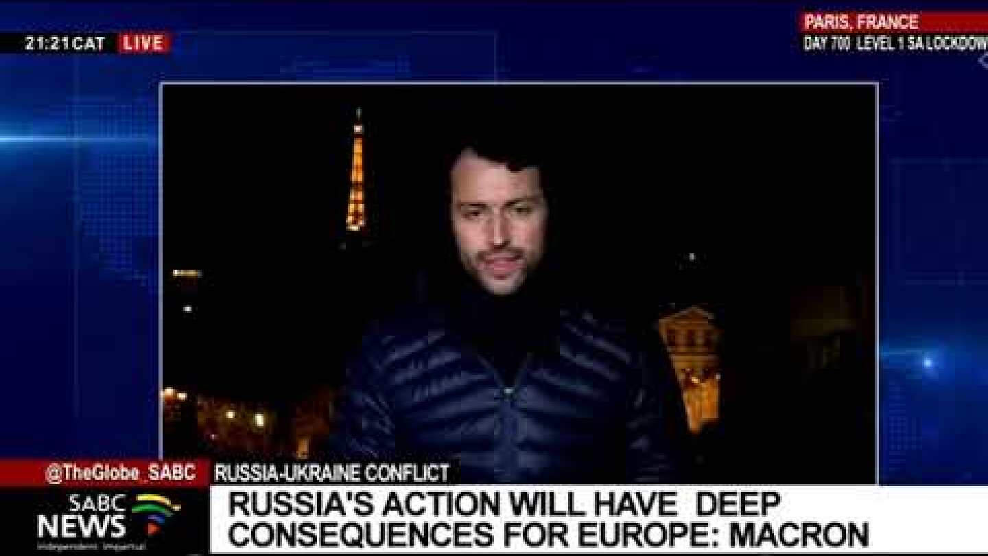 Russia-Ukraine I French President Emmanuel Macron adds his voice in condemning the invasion