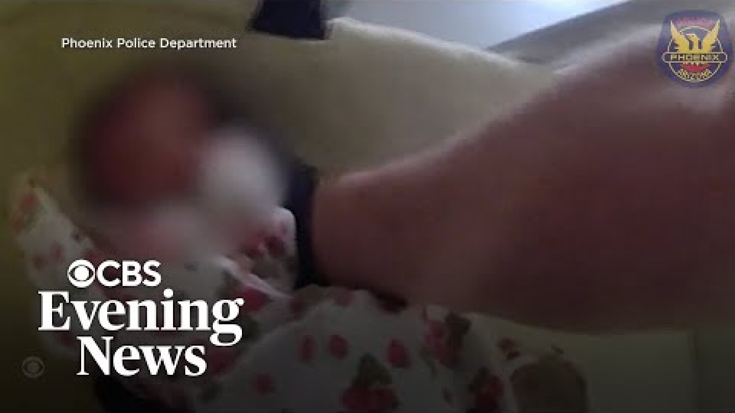 Bodycam footage shows rescue of newborn baby in Phoenix