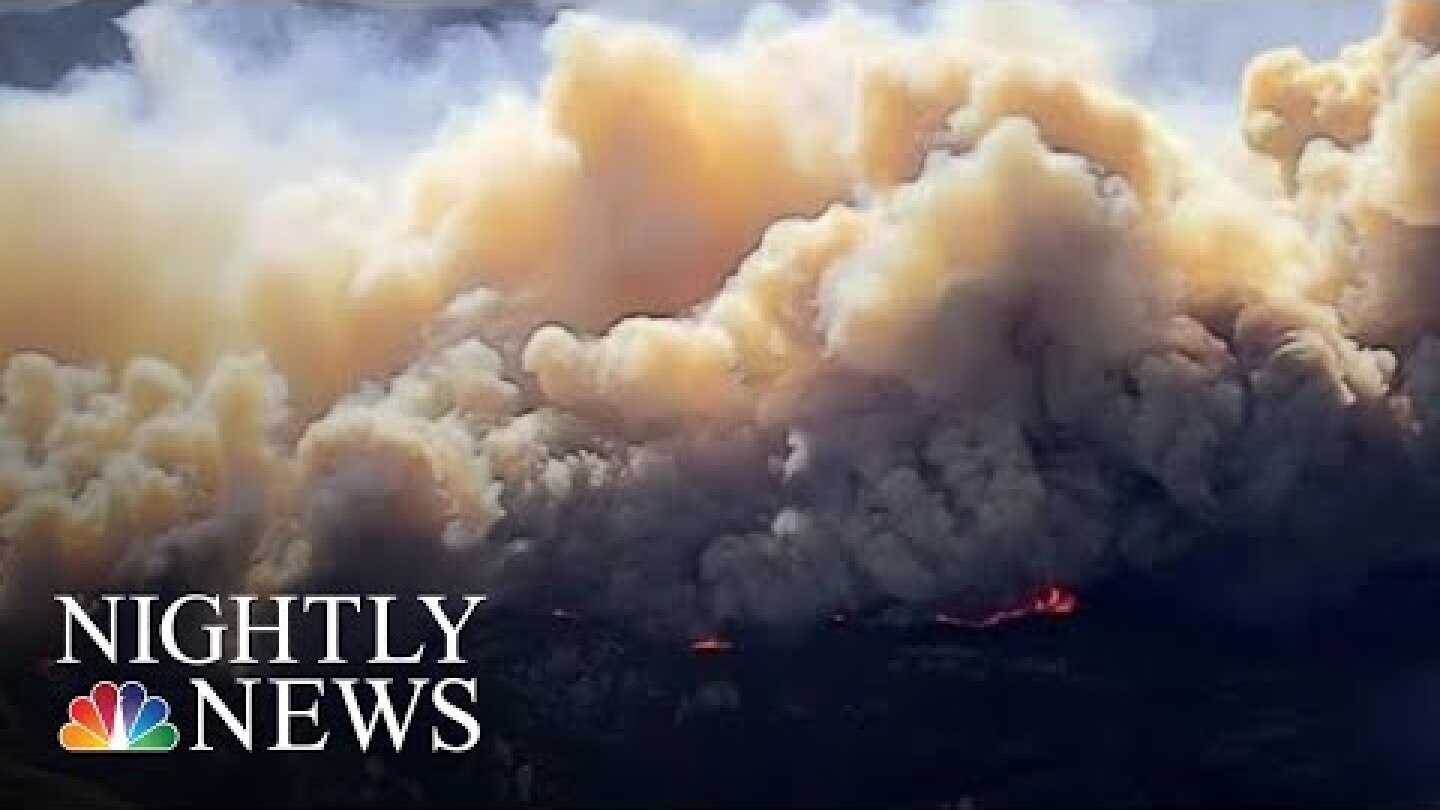 Massive Wildfires Continue To Threaten California | NBC Nightly News