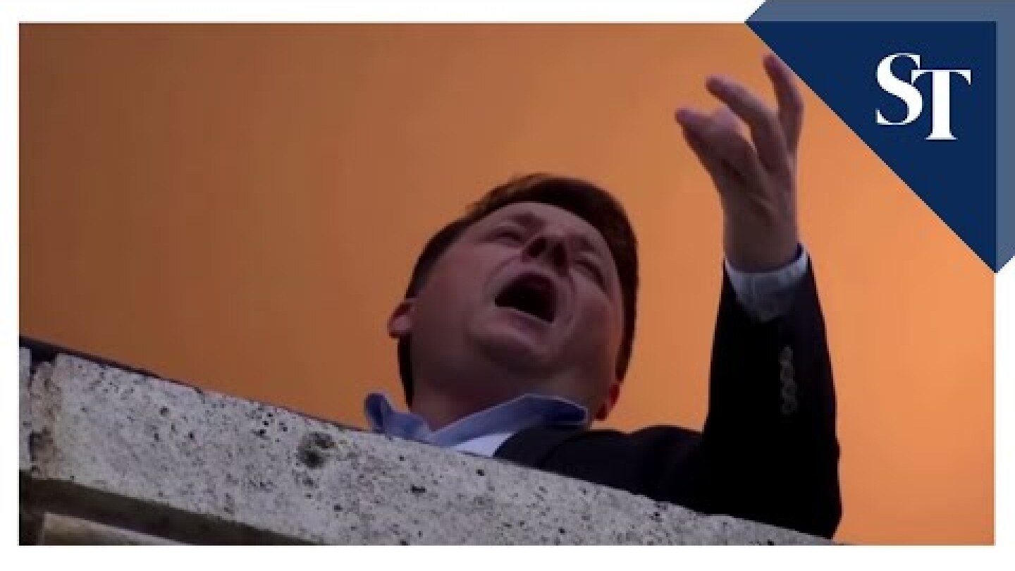 Parisian opera singer belts out balcony tunes during lockdown