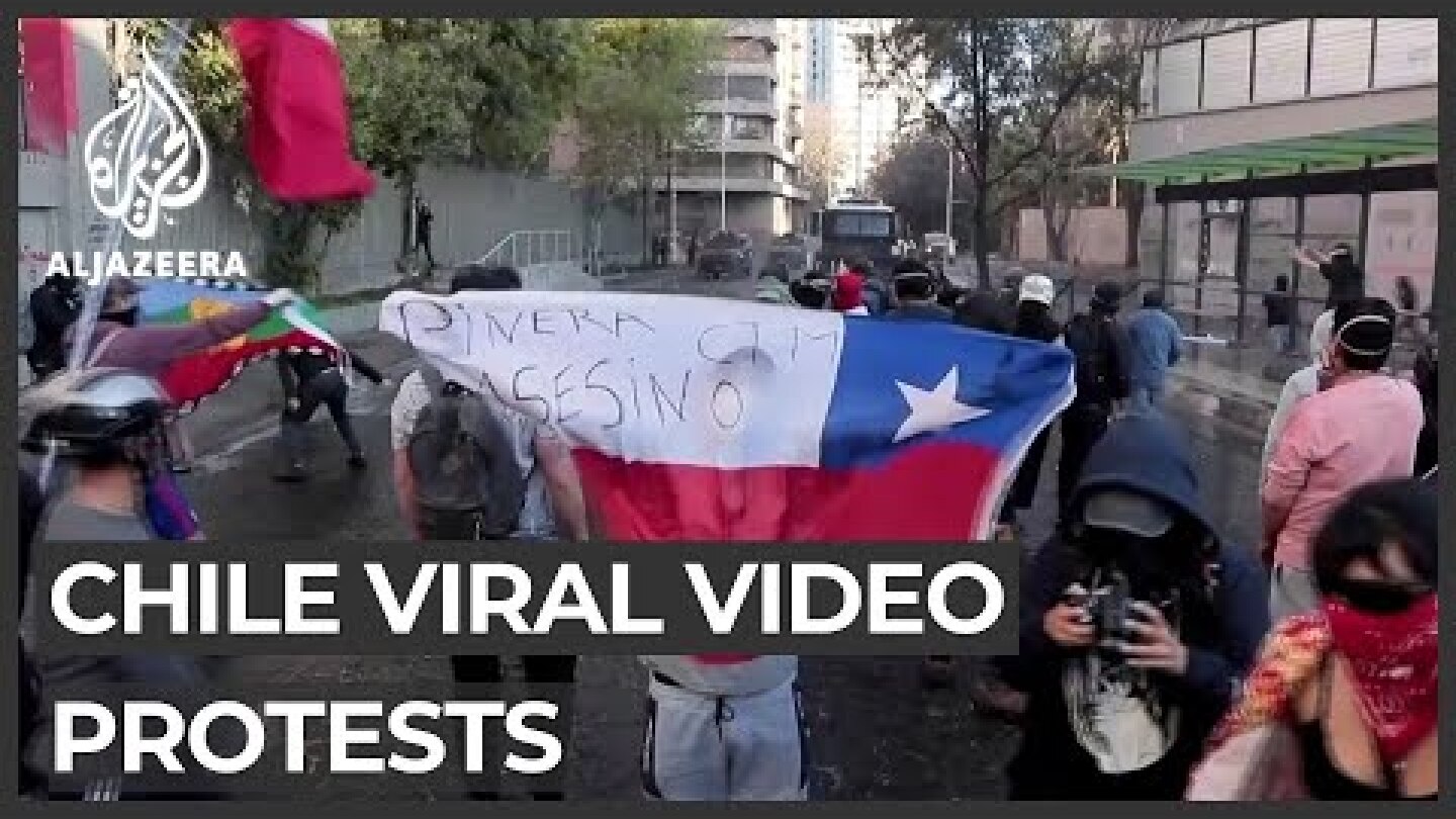 Chile: Protests after video showing police throw teen off bridge