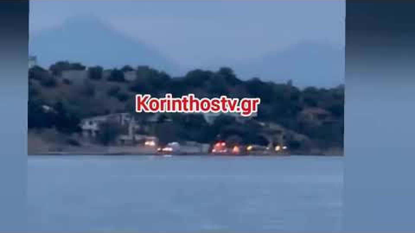 Τροχαίο στη Λίμνη Βουλιαγμένης Λουτρακίου 