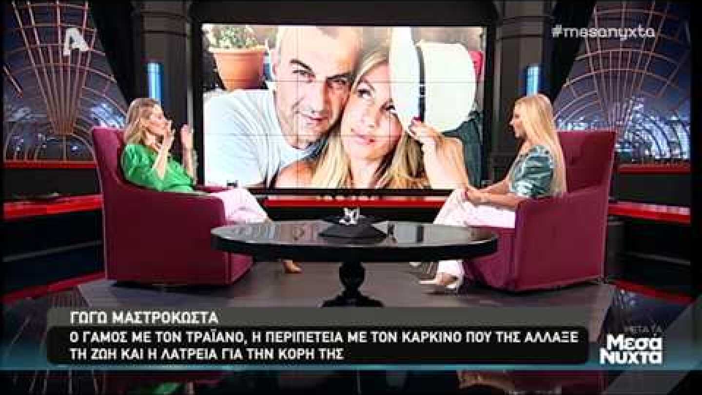 Η Γωγώ Μαστροκώστα στην Ελεωνόρα Μελέτη - Μετά τα Μεσάνυχτα