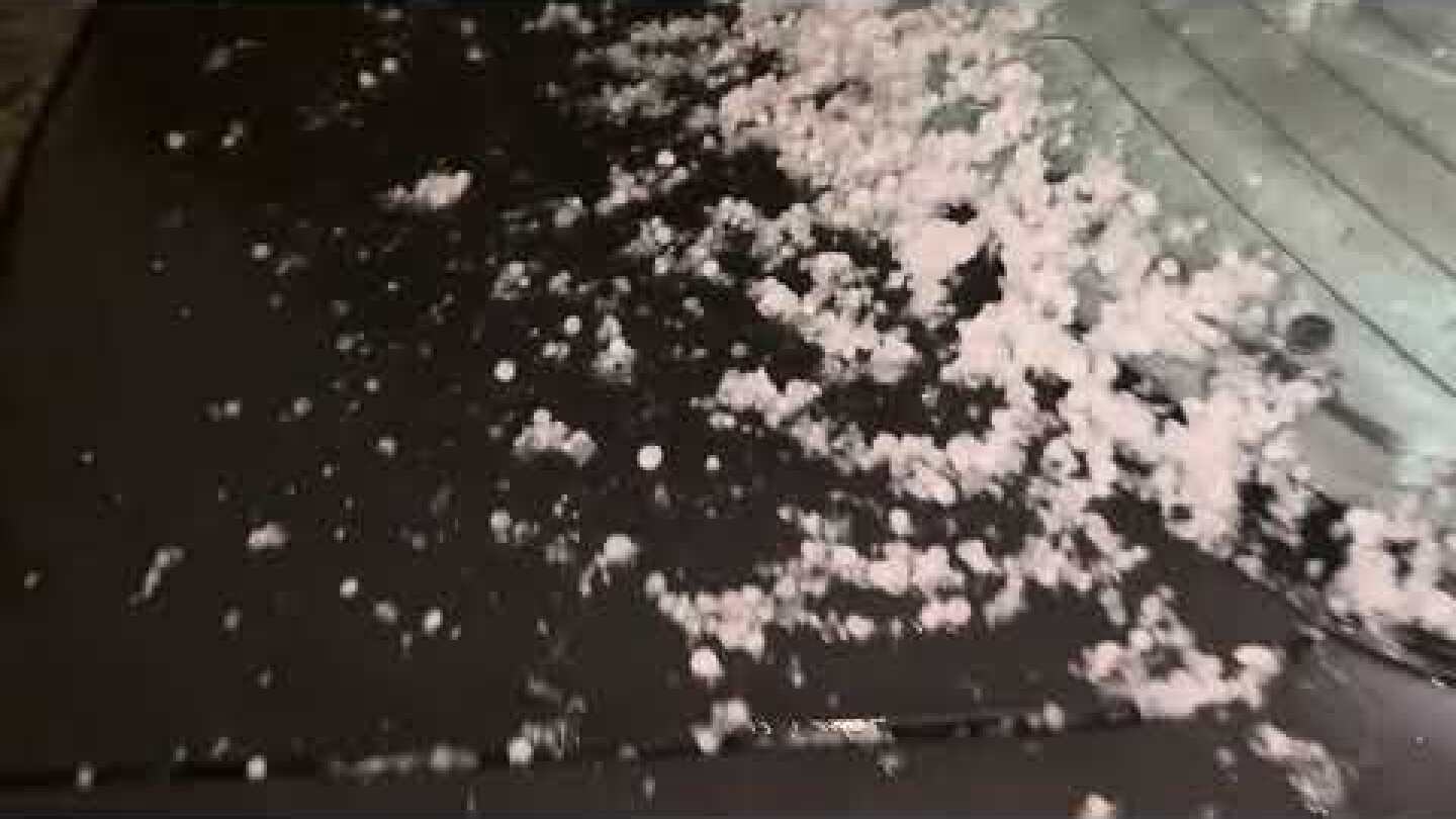 Χαλάζι στην Κέρκυρα